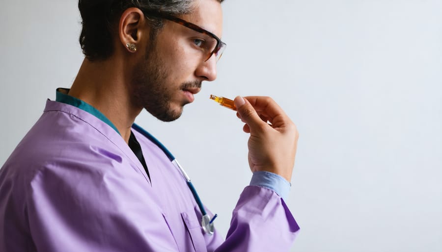 LGBTQ+ couple consulting with doctor in modern medical office